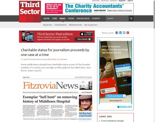 Screen image of article.