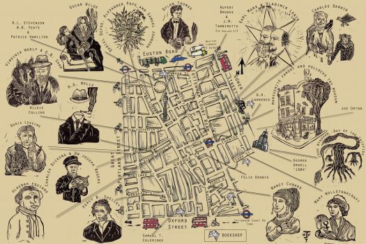 Map of Fitzrovia.