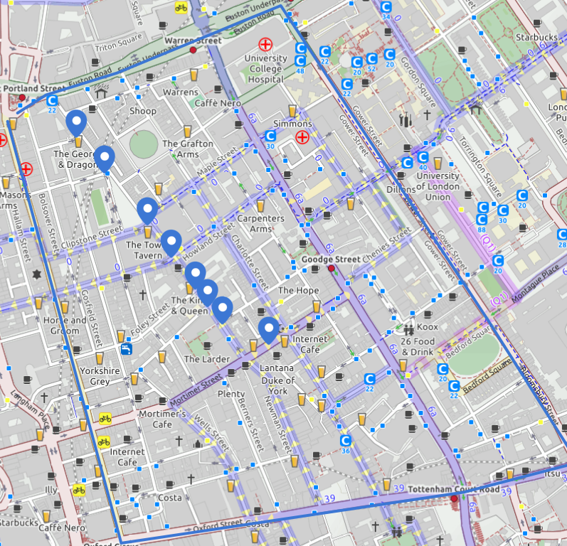 Fitzrova Low Traffic Neighbourhood.